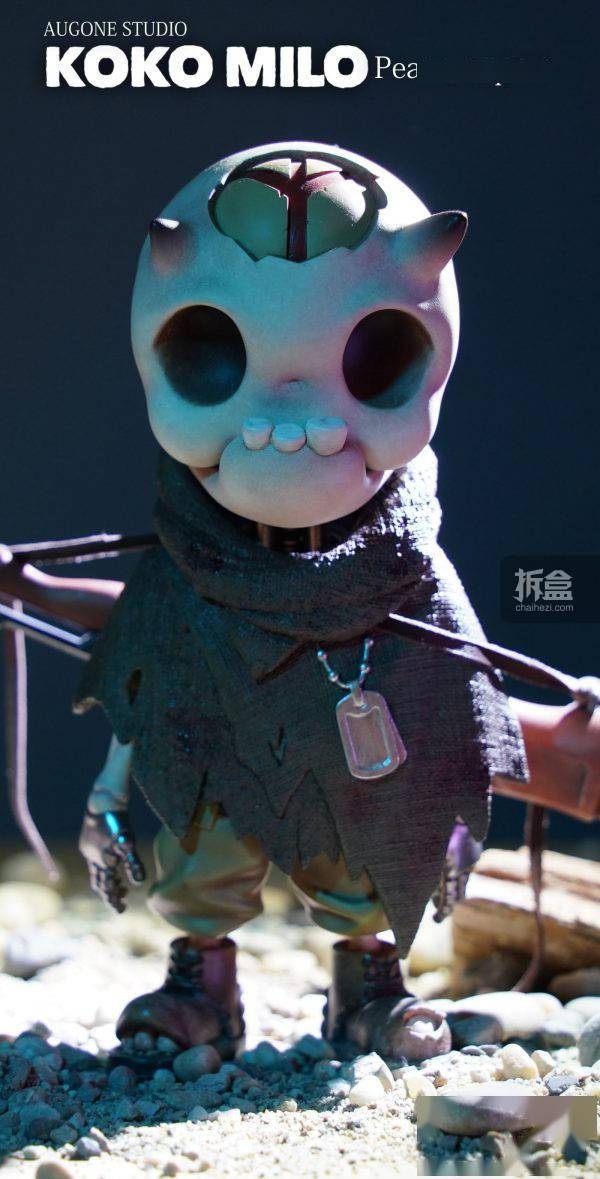 augone studio – koko milo 维和小兵 机械骷髅 潮玩 - augone